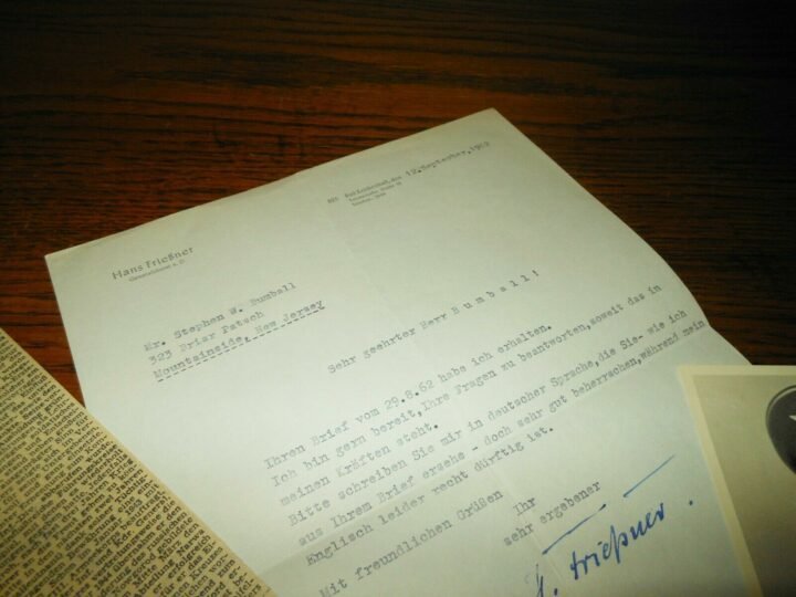 WW II German Army Autograph – GENERAL JOHANNES FRIESSNER – Wartime Signature — image 7