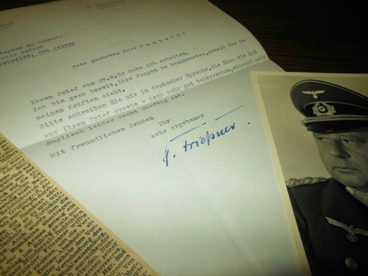 WW II German Army Autograph – GENERAL JOHANNES FRIESSNER – Wartime Signature — image 8