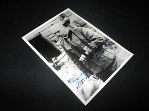 WW2 German Waffen SS – OBENGRUPPENFUHRER WILHELM BITTRICH – SIGNED PHOTO – NICE!