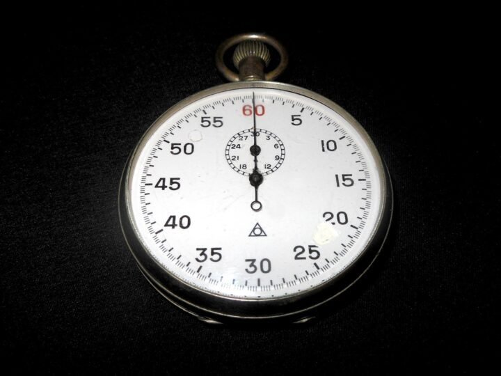 WW2 German Kriegsmarine – NAVAL ARTILLERY & TORPEDO STOP WATCH – ALIPINA – NICE! — image 2