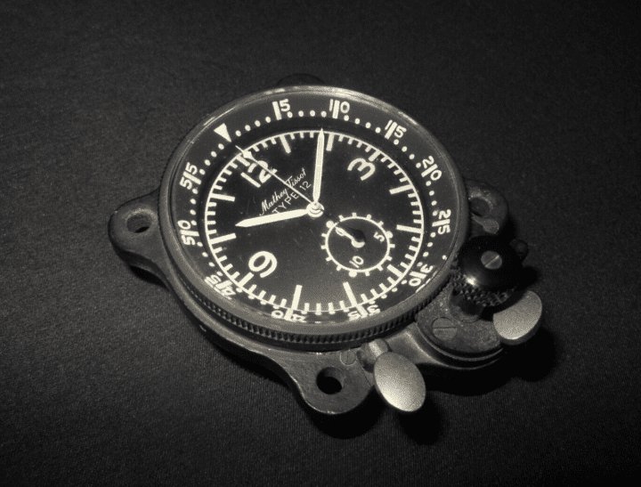 Swiss Aircraft Junghans Mathey Tissot – TYPE 12 AIRCRAFT COCKPIT CLOCK – RARE!