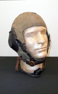 WW2 German Luftwaffe LKpS100 Fliegerkopfhaube – PILOT FLIGHT HELMET – EARLY!
