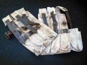 WW2 German Wehrmacht – MP38 / MP40 CANVAS MAGAZINE POUCHES – REPRODUCTION SET #1
