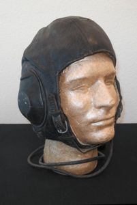 WW2 German Luftwaffe LKpW101 Fliegerkopfhaube – WINTER FLIGHT HELMET – LARGE!