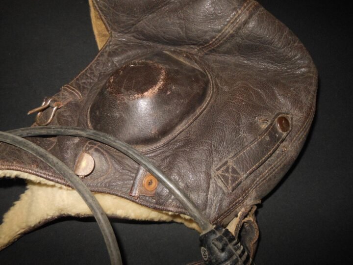 WW2 German Luftwaffe LKpW101 Fliegerkopfhaube – WINTER FLIGHT HELMET – NICE! — image 10