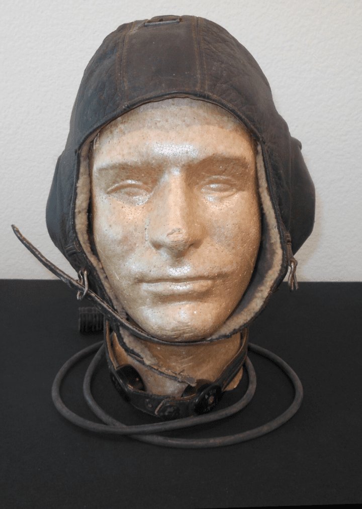 WW2 German Luftwaffe LKpW101 Fliegerkopfhaube – WINTER FLIGHT HELMET – NICE! — image 2