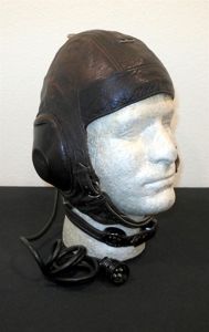 WW2 German Luftwaffe LKpW101 Fliegerkopfhaube – WINTER FLIGHT HELMET – STUNNING!