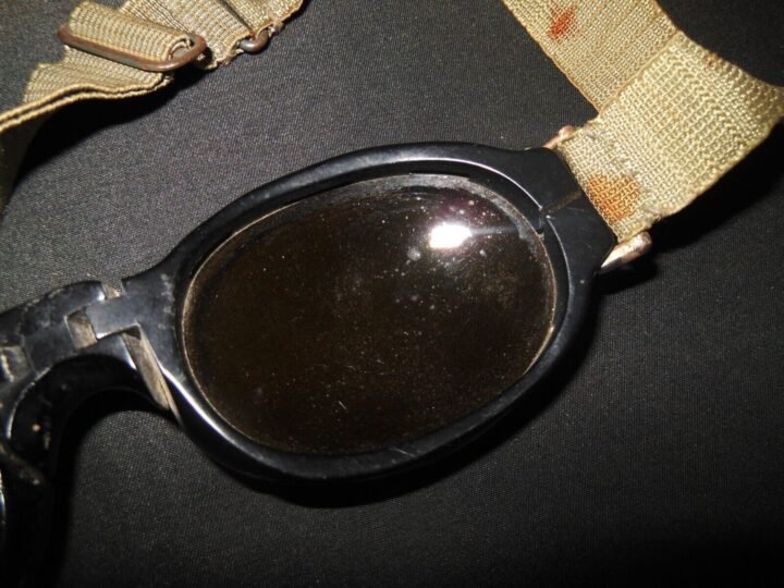 WW2 German Luftwaffe Nitsche u. Gunther – SPLINTER-PROOF GOGGLES – VET ESTATE! — image 6