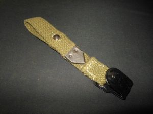WW II German WH Army Air Force – GAS MASK CANISTER SUPPORT STRAP #4 – REPRO!
