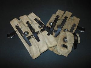 WW2 German Wehrmacht Luftwaffe MP38 / MP40 – CANVAS MAGAZINE POUCHES – REPRODUCTION – NICE!