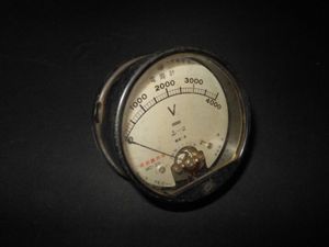 WW2 Imperial Japanese Navy – ELECTRICAL VOLTMETER – SHIPS & SUBMARINES – RARE!