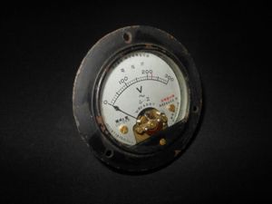 WW2 Imperial Japanese Navy – ELECTRICAL VOLTMETER – SHIPS & SUBMARINES – RARE!
