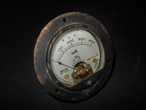 WW2 Imperial Japanese Navy – ELECTRICAL AMMETER – SHIPS & SUBMARINES – RARE!