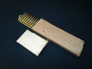 WW2 Japanese Imperial Army / Navy – HOTCHKISS TYPE 92 7.7mm BRASS AMMUNITION BELT CLIP