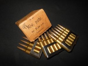 Finnish Army Carcano – 7.35x51mm AMMUNITION IN ORIGINAL BOX – 1939 – NICE!