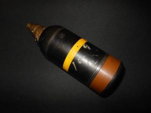 WW2 Imperial Japanese Army – MODEL 89 KNEE MORTAR ROUND – INERT – SUPERB!