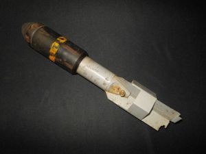 WW2 Imperial Japanese Army Navy – TYPE 2 AERIAL CLUSTER BOMBLET #2 – VERY NICE!