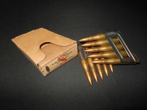 WW2 German Wehrmacht Mannlicher M.95/30, 31M & M.95/34 – AMMUNITION – BOXED!