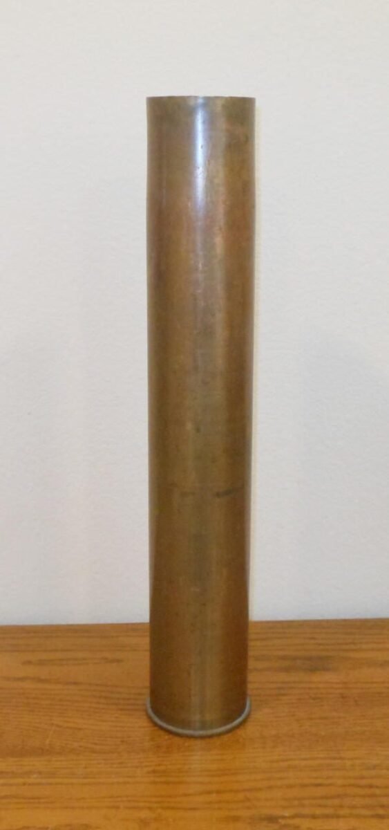 WW2 Swedish / Finnish Army Air Force β 76.2mm x 605R Bofors M/27 (76 ItK/27 BK) β BRASS SHELL CASING β RARE!