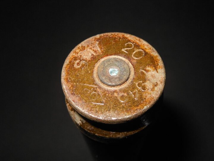 WW2 Italian Army / Navy 20mm 20×138 Breda 20/65 mod.35 – STEEL SHELL CASING #1 – VERY NICE! — image 3