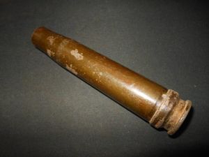 WW2 Italian Army / Navy 20mm 20×138 Breda 20/65 mod.35 – STEEL SHELL CASING #1 – VERY NICE!