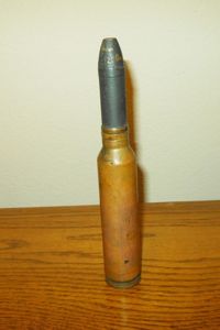 WW2 Japanese Imperial Japanese Army Type 100 20mm FlaK HE-T-SD AA Round #3 – Type 98 AA Cannon – SUPERB!
