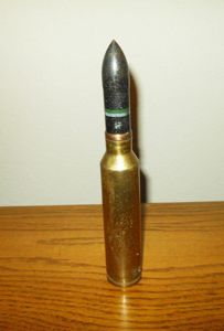 WW2 Japanese Imperial Japanese Army Type 100 20mm FlaK AP Round #2 – Type 98 AA Cannon – SUPERB!
