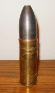 WW1 German Army – 3.7cm INFANTERIEGESCHUTZ M.15 – TRENCH ART ROUND – VERY NICE!