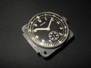 WW2 German Luftwaffe Aircraft – KIENZLE COCKPIT CLOCK – Ju88 Me110 Do17 – SUPERB