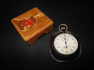 WW2 German Wehrmacht – JUNGHANS STOPWATCH & CASE – BOXED – VERY NICE!