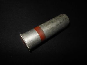 WW2 German Wehrmacht – RED SIGNAL FLARE CARTRIDGE #3 – UNFIRED – VERY NICE!