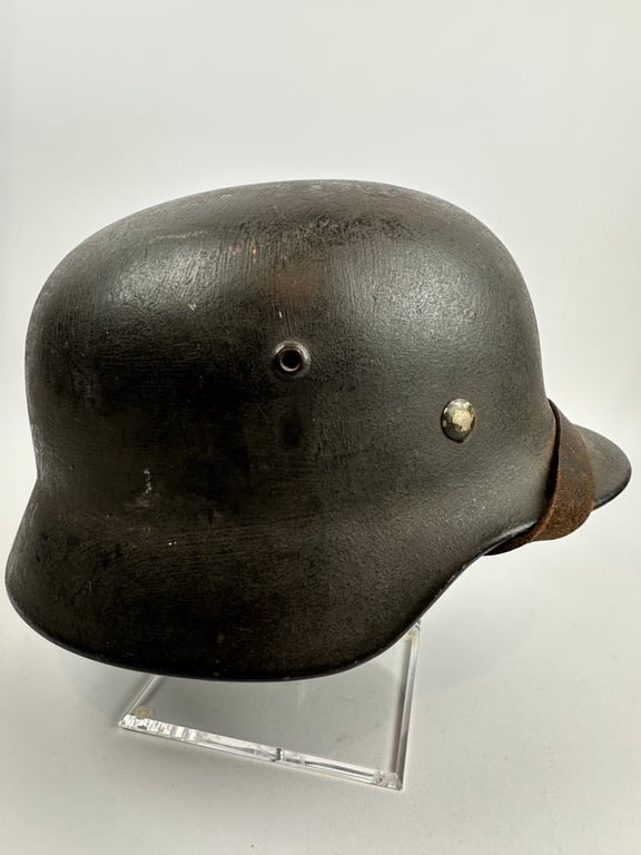 M35 'Re-issued' Ex DD Wehrmacht helmet 'Q66' camo