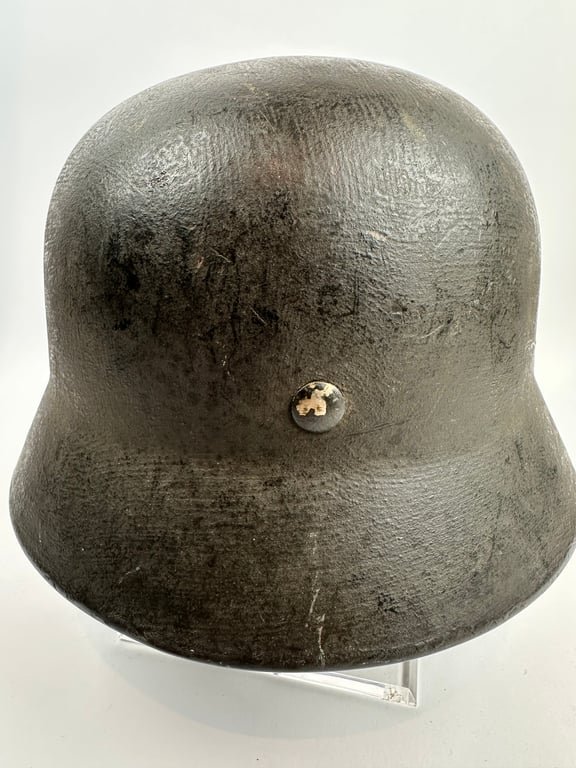 M35 'Re-issued' Ex DD Wehrmacht helmet 'Q66' camo