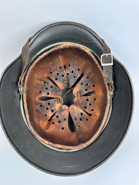 M35 'Re-issued' Ex DD Wehrmacht helmet 'Q66' camo