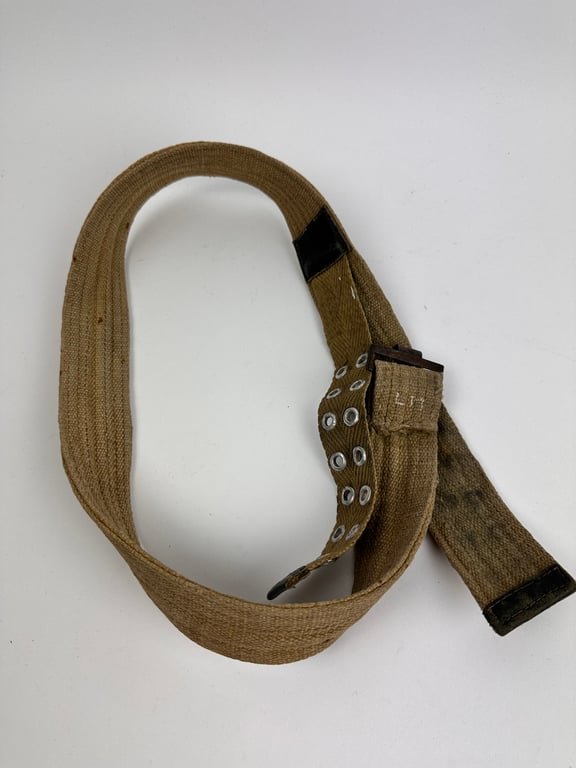 RARE Wehrmacht tropical 'Afrikakorps' belt by 'E. Schneider'