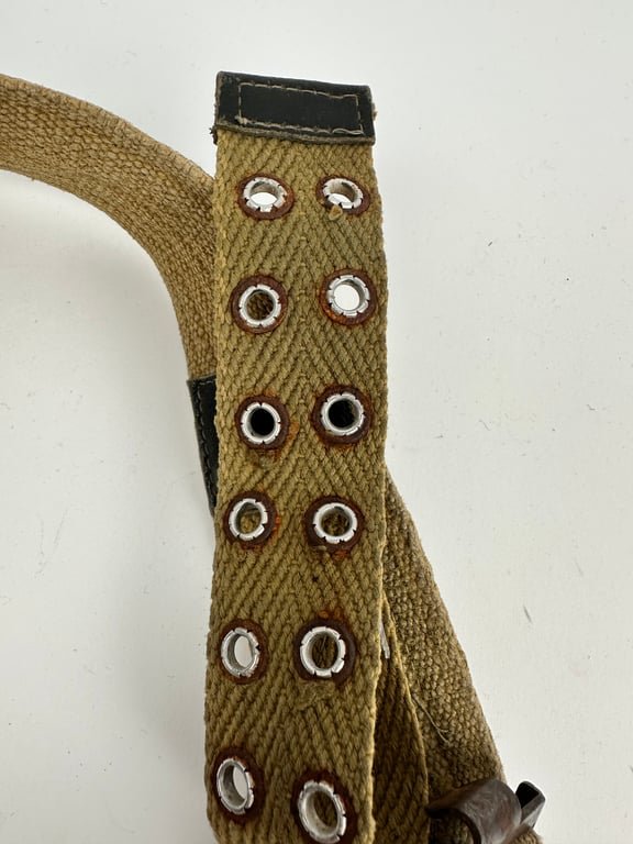 RARE Wehrmacht tropical 'Afrikakorps' belt by 'E. Schneider'