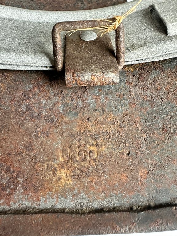 M40 Wehrmacht helmet 'barn find' Q66