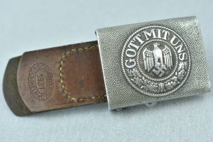 Army (Heer) aluminum belt buckle by Schmidt & Co. 1937