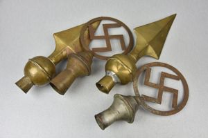Lot early ca.1934 NSDAP pole tops