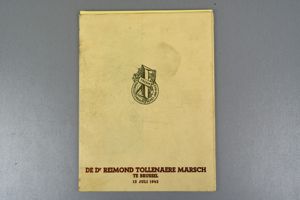Flemish collaboration official photo folder from the Reimond Tollenaere Marsch' 1942