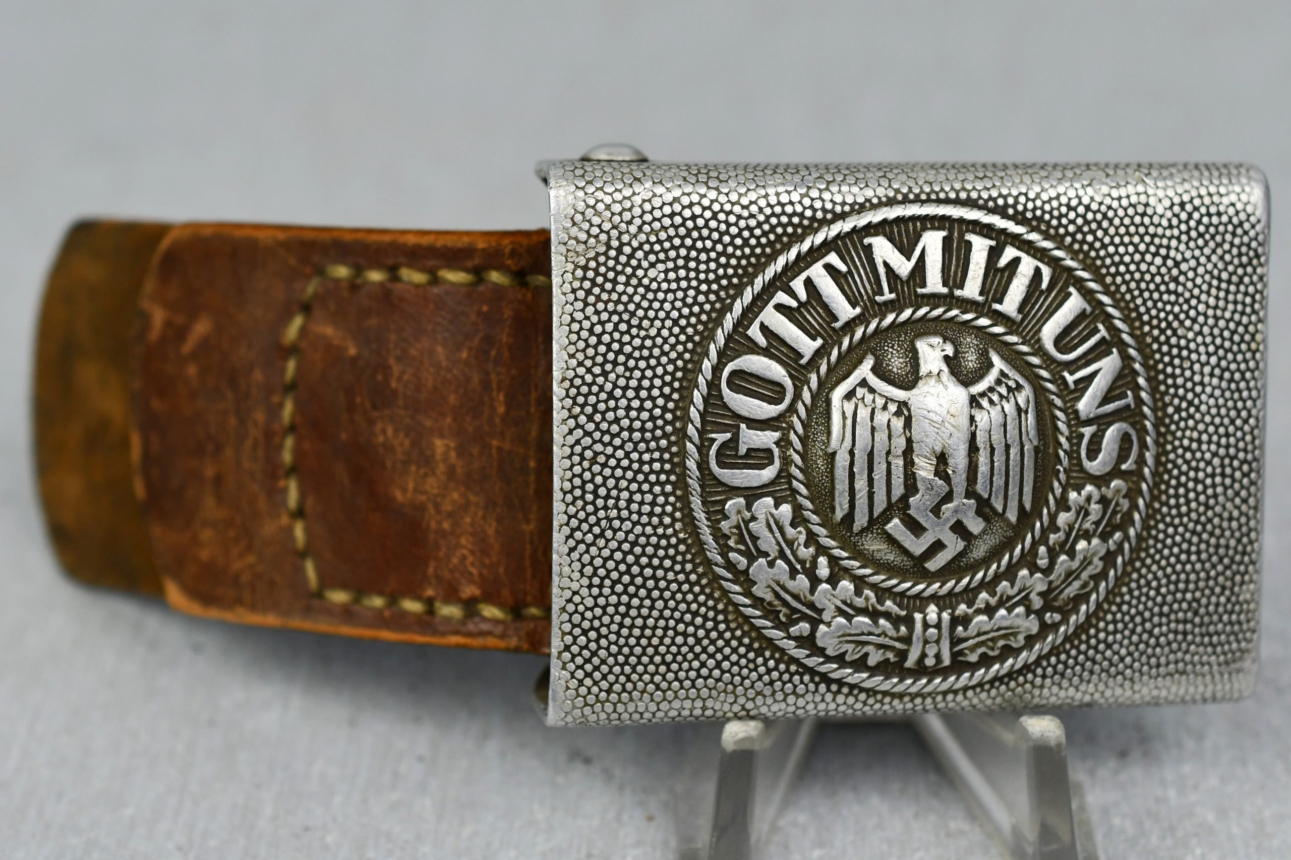 RARE army (Heer) aluminum belt buckle by Steinhauer & Lück 1937