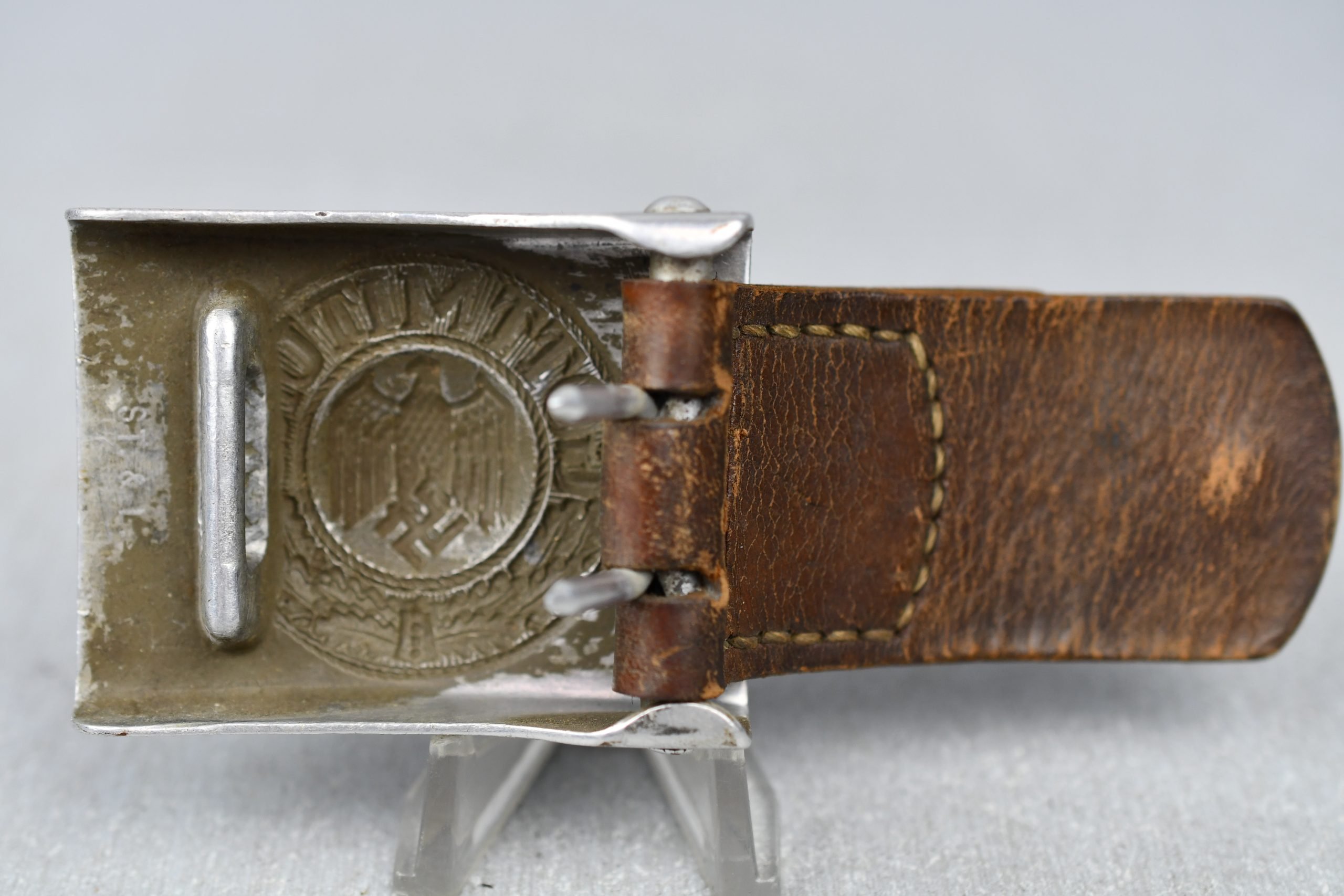 RARE army (Heer) aluminum belt buckle by Steinhauer & Lück 1937 — image 2
