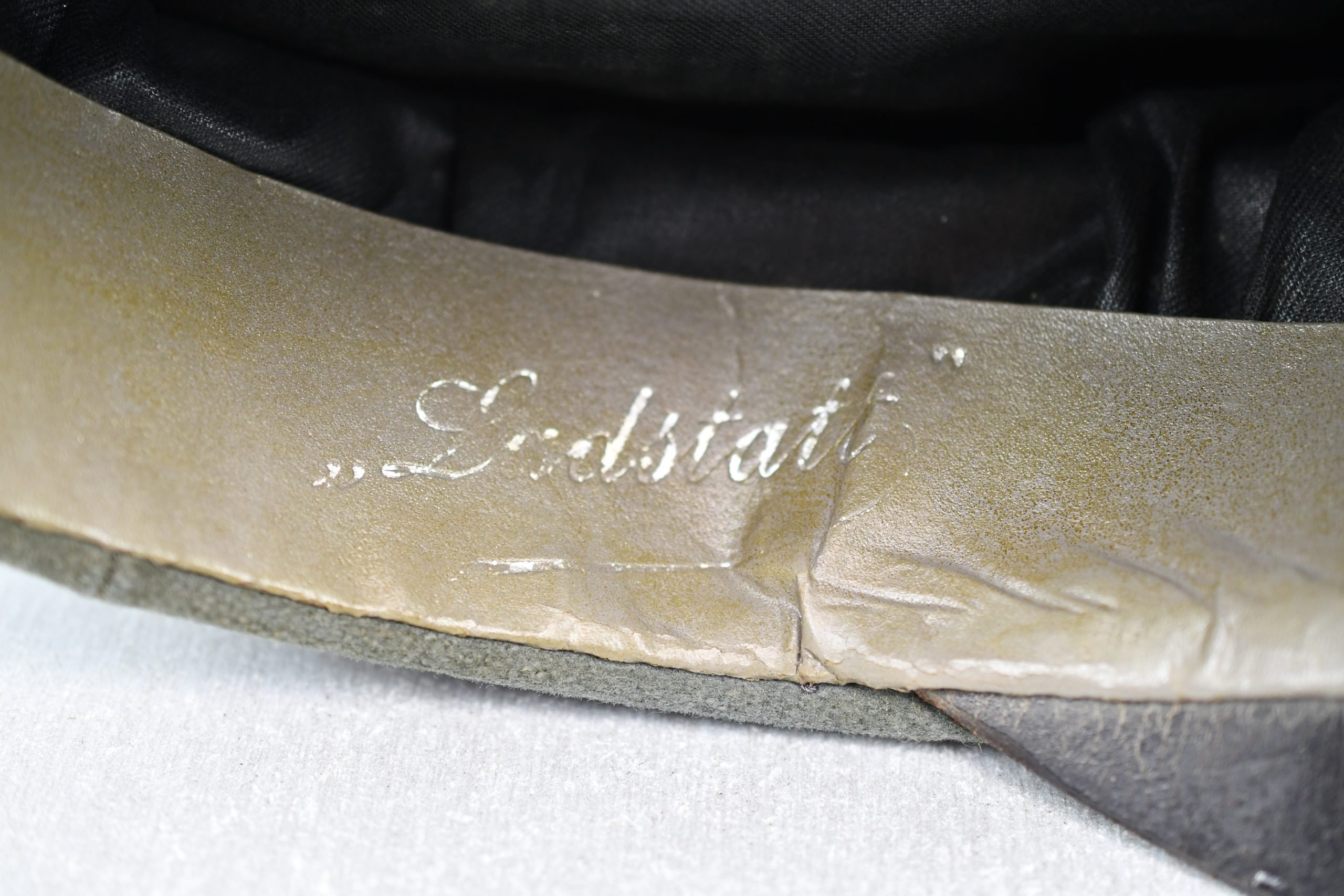 RARE Army (Heer) chaplain ‘Pfarrer’ alter-art crusher cap — image 10