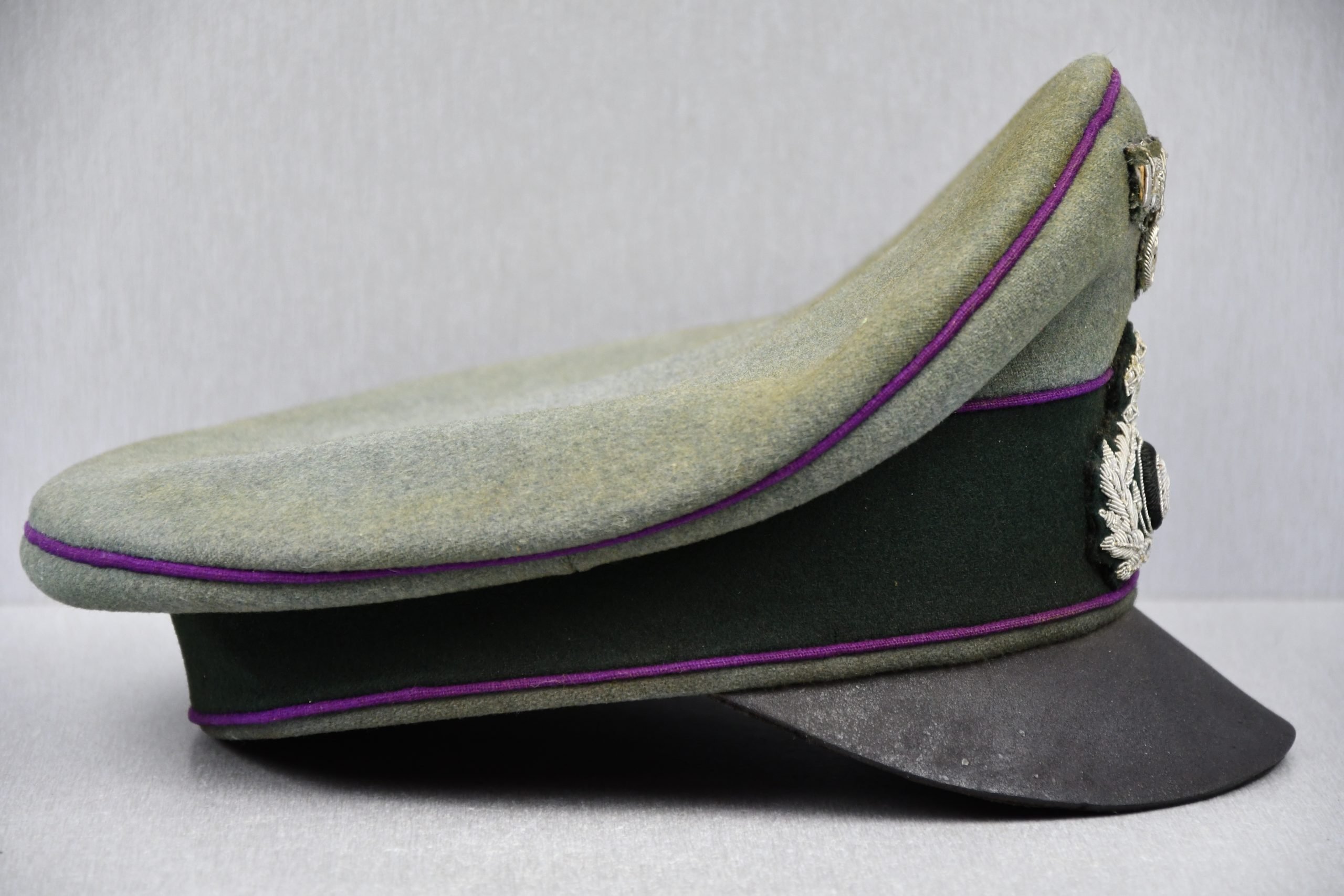 RARE Army (Heer) chaplain ‘Pfarrer’ alter-art crusher cap — image 4