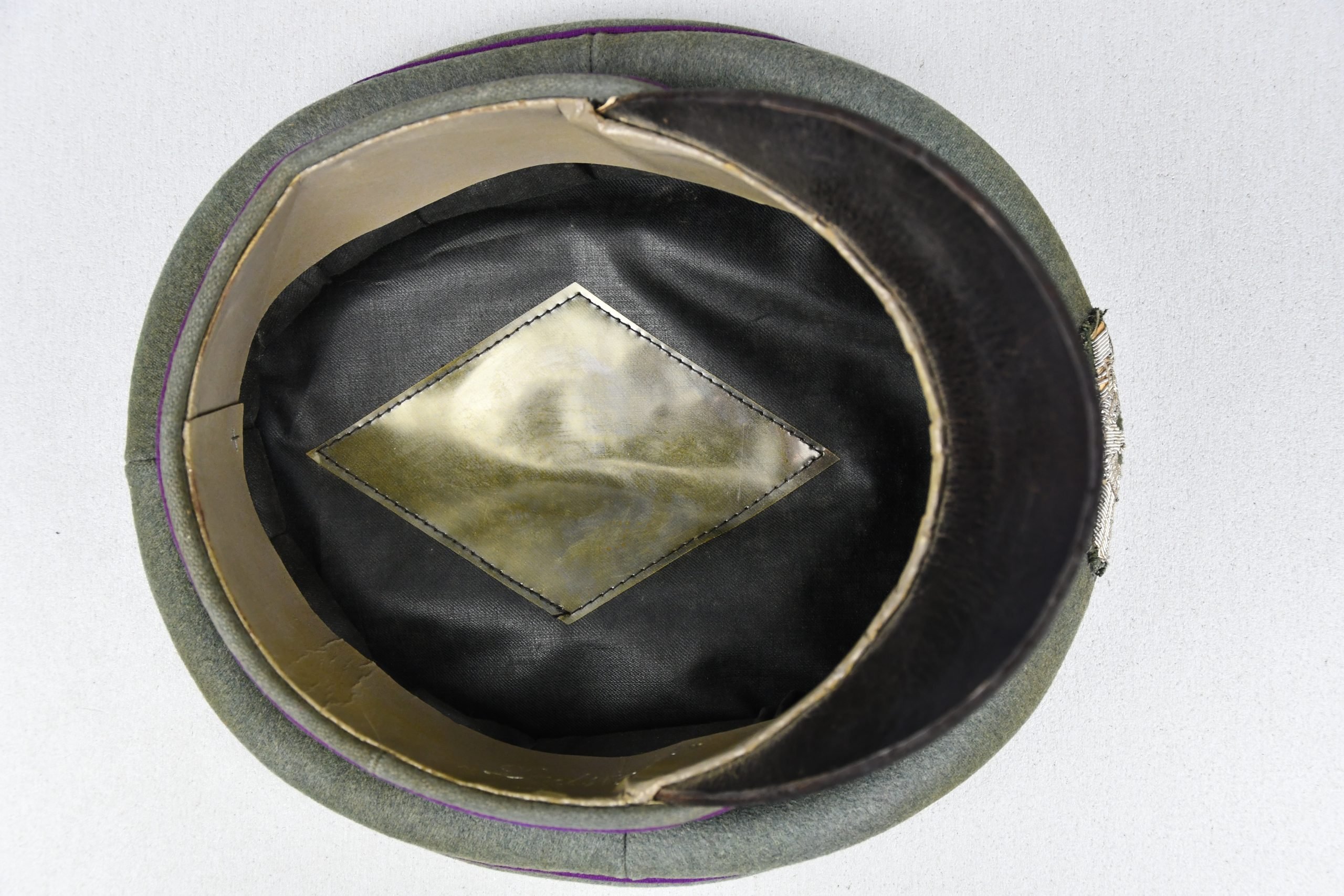 RARE Army (Heer) chaplain ‘Pfarrer’ alter-art crusher cap — image 7