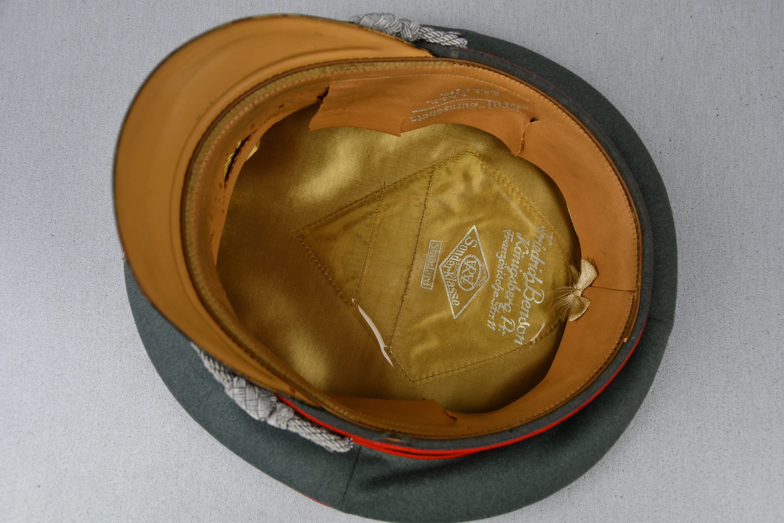 Army (Heer) artillery officer visor cap 'Schirmmütze' by Erel – Friedrich Benson — image 11