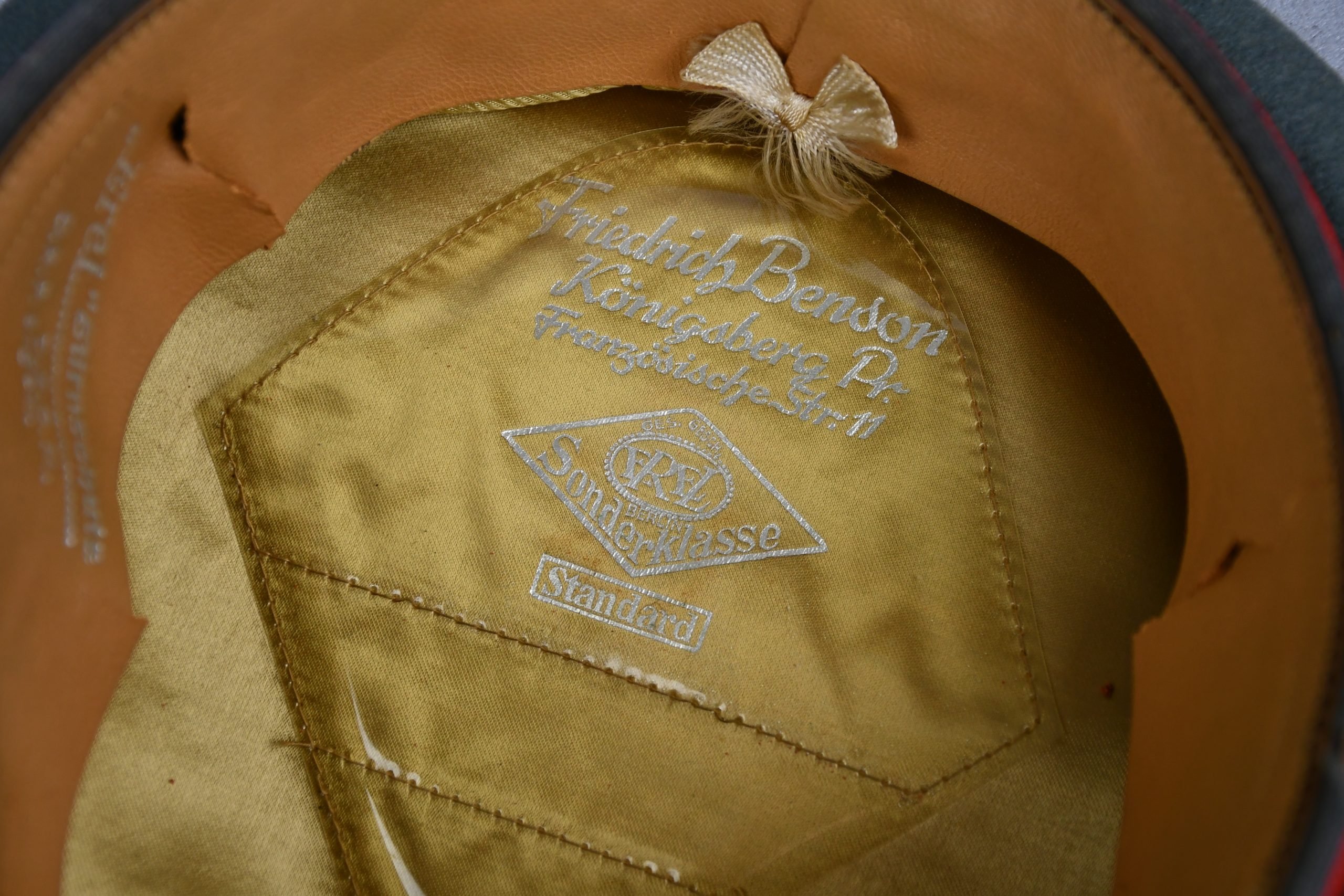 Army (Heer) artillery officer visor cap 'Schirmmütze' by Erel – Friedrich Benson — image 12