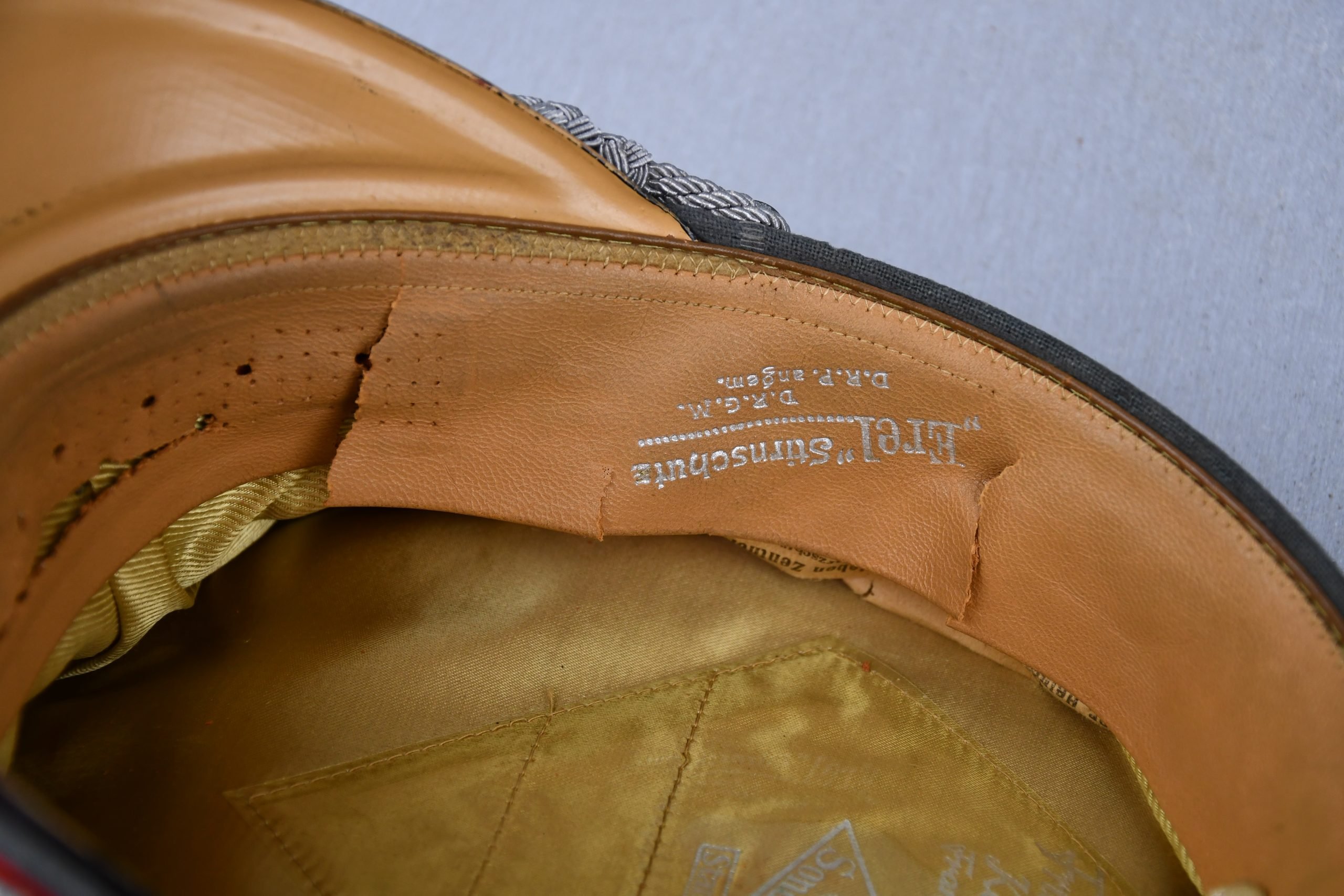 Army (Heer) artillery officer visor cap 'Schirmmütze' by Erel – Friedrich Benson — image 13