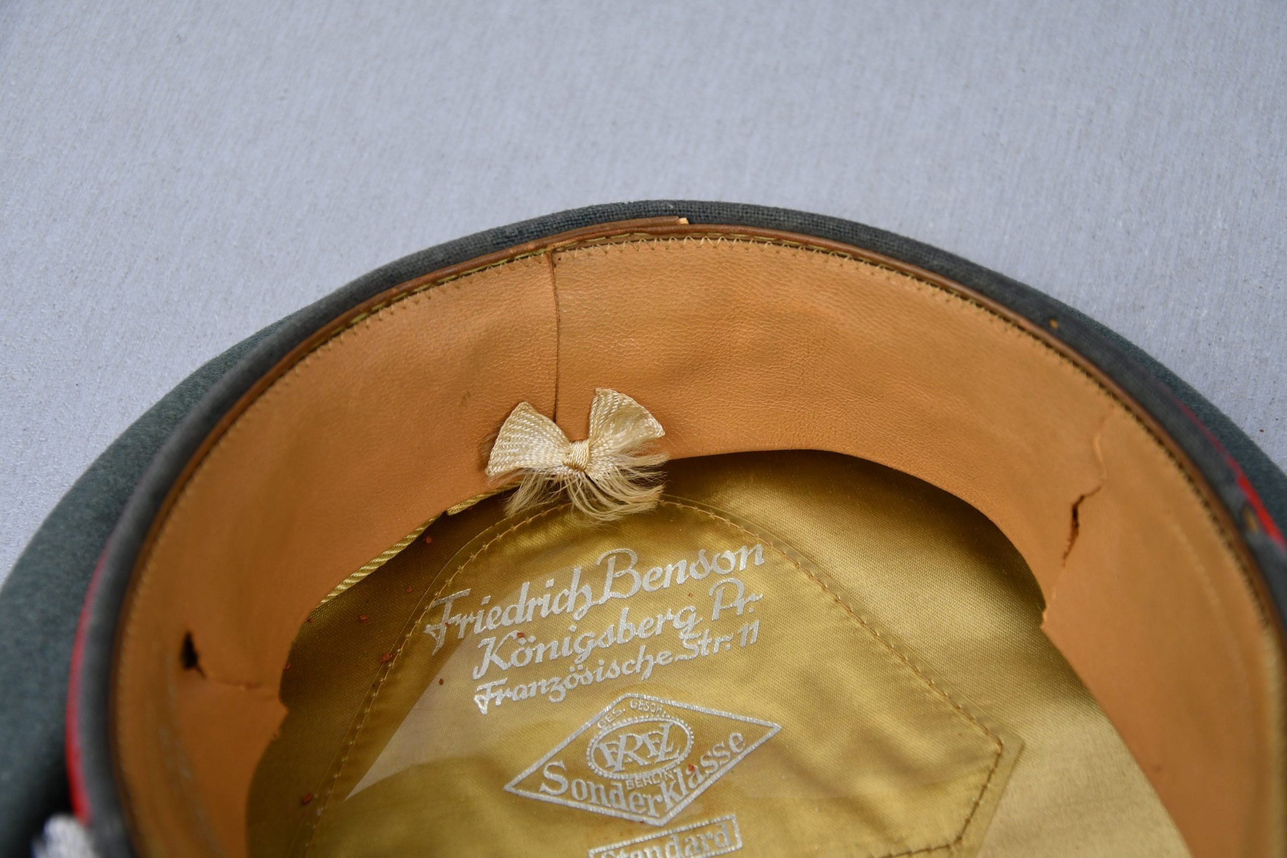 Army (Heer) artillery officer visor cap 'Schirmmütze' by Erel – Friedrich Benson — image 16