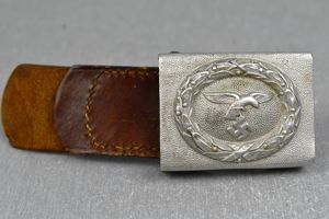RARE Early Luftwaffe belt buckle 'droop tail' by Springer & Co. Berlin 1935